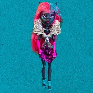 Monster High Boo York, Boo York City Schemes Catty Noir Doll Retro Mattel EUC